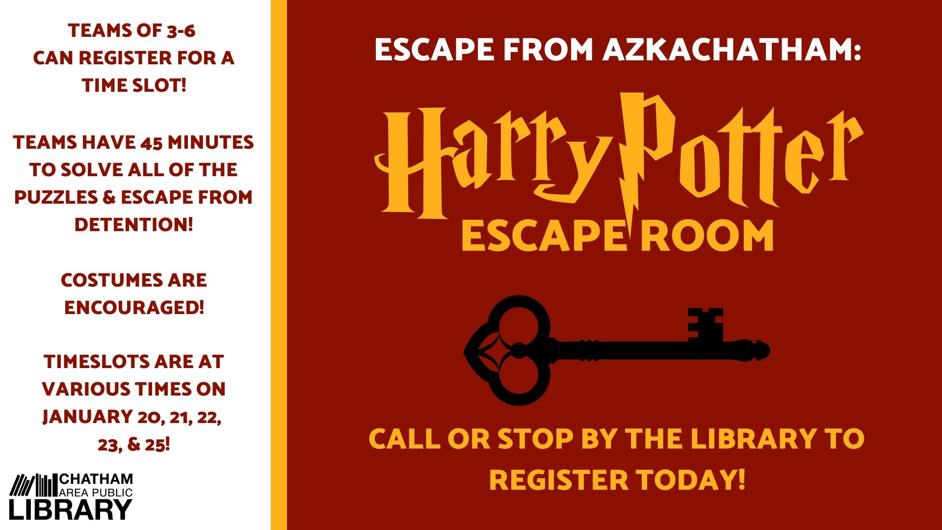 Harry Potter Escape Room