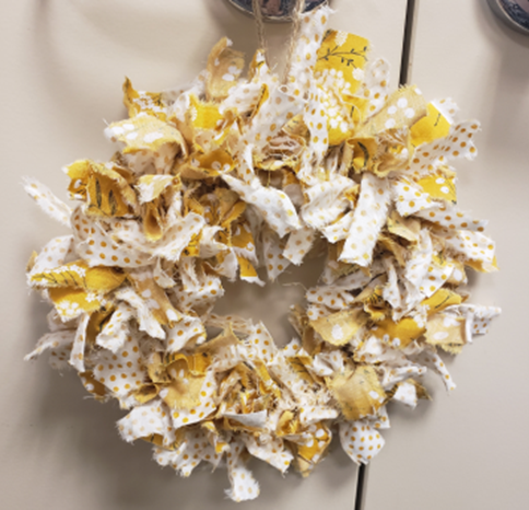 rag wreath