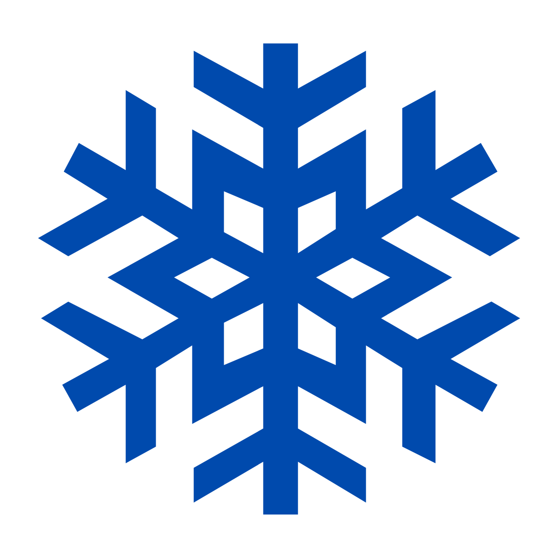 Blue snowflake illuatration