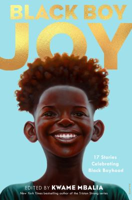 A smiling young person with dark skin and the book's title above their head.