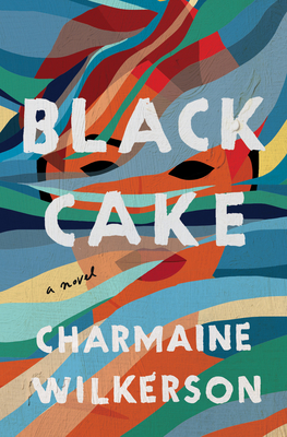 a swirl of colors over a face all of which looks like it is cut out of colored paper black cake book cover