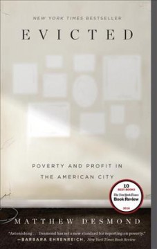 Evicted: poverty and profit in the American city by Matthew Desmond - blank wall with impressions of past hanging pictures.