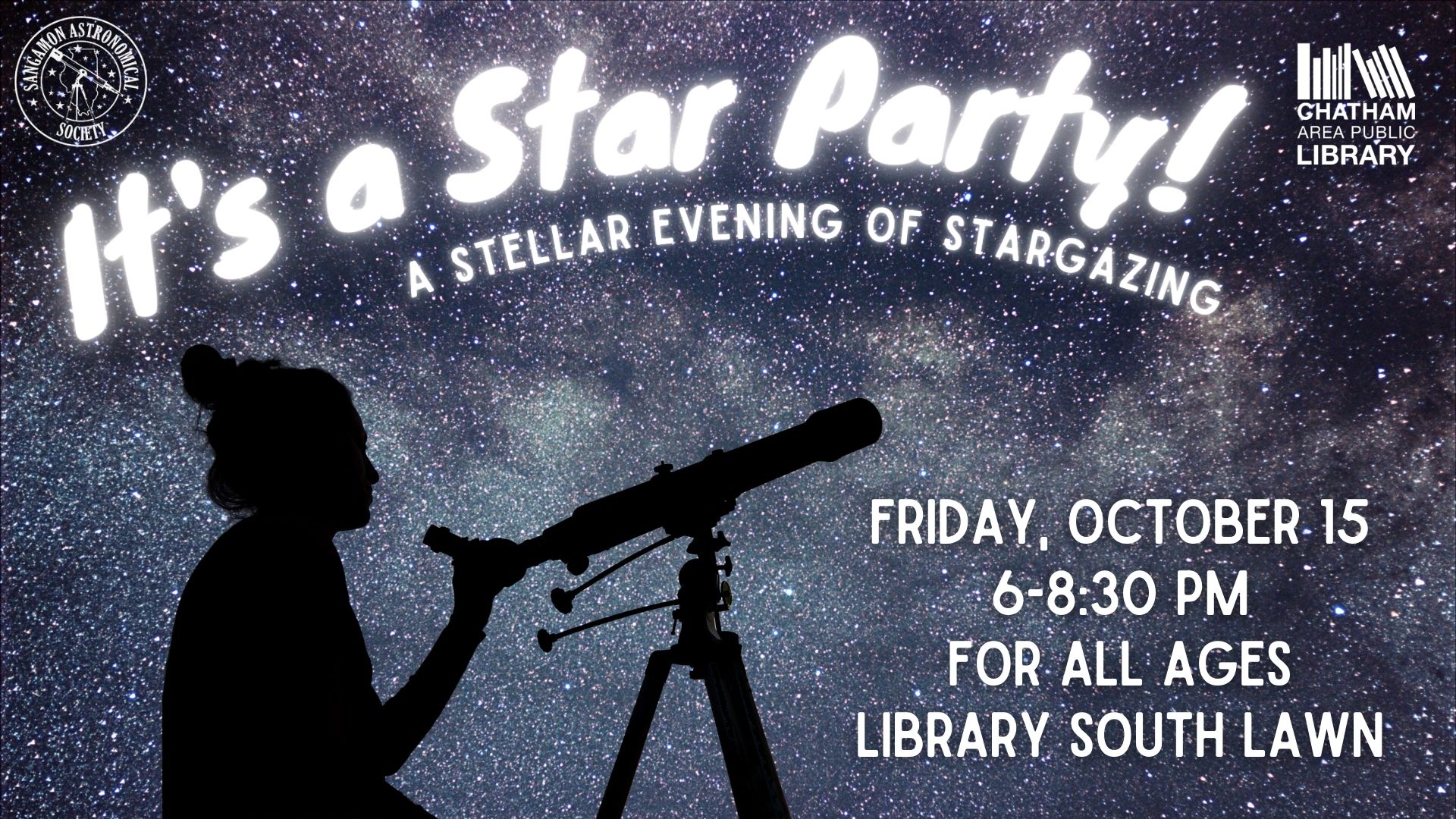 It&#039;s a Star Party! banner