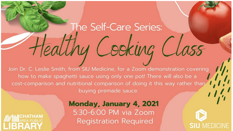 Healthy Cooking Class banner