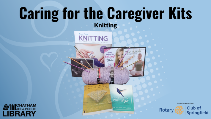 General self care materials with knitting as hobby