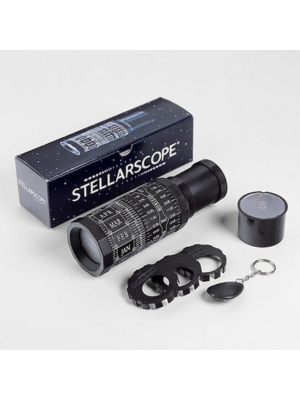 stellarscope to point the scope towards a light source, and you will see the stars and constellations appearing in the sky on that night