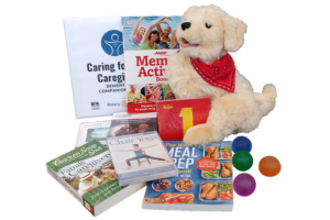 caring for the caregiver kit: companion dog, dvd, books and cd