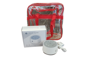white noise machine with bag