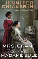 A black woman in late 19th century dress styling hair of a seated white woman in late 19th century dress 