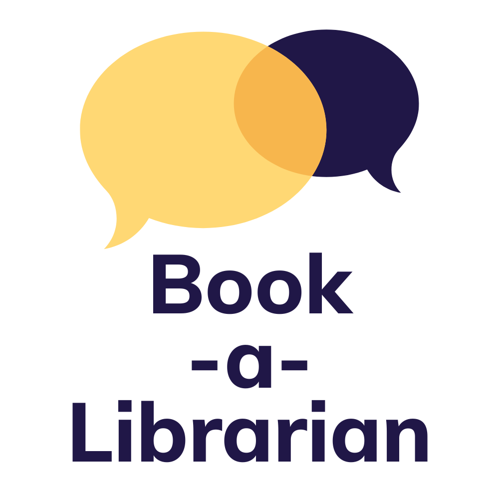 Book a librarian logo