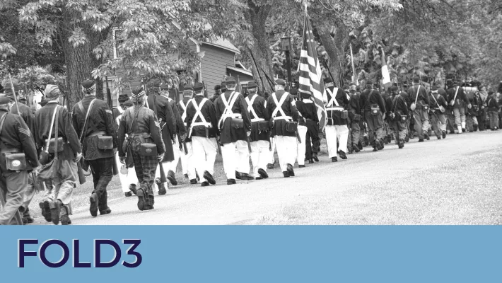 black and white photo of reenactors of the Civil War