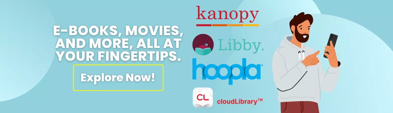 e-Books, Movies, and more, all at your fingertips!
