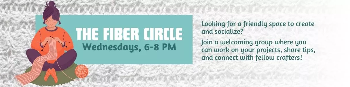 Looking for a friendly space to create and socialize?  Join a welcoming group where you can work on your projects, share tips, and connect with fellow crafters!
